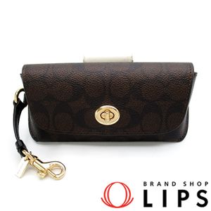Coach太陽眼鏡盒 CZ207 PVC/皮革 女士ブラウン[二手]