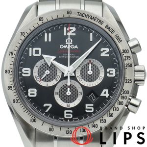 OMEGA 스피드마스터 브로드 애로우 코-액시얼 크로노그래프 44.25mm 321.10.44.50.01.001 박스 보증서 포함 SS 남성용 시계 블랙 폴리싱 완료 최상급 컨디션 【중고】