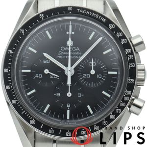 OMEGA 스피드마스터 문워치 프로페셔널 크로노그래프 42mm Speedmaster Professional 3570.50 박스 보증서 SS 남성용 시계 블랙 폴리싱 완료 최상급 컨디션 【중고】