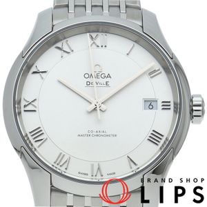 OMEGA De Ville Hour Vision Co-Axial Master Chronometer 41mm 433.10.41.21.02.001 박스 보증서 SS 남성용 시계 실버 미사용품 【신품】