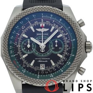BREITLING 벤틀리 슈퍼스포츠 라이트 바디 크로노그래프 전 세계 1,000개 한정 Bentley Super Sports Light Body Limited Edition
 E27365/E275B37BRE 박스 보증서 밴드 티타늄/러버 남성용 시계 블랙 폴리싱 완료 최상급 컨디션 【중고】