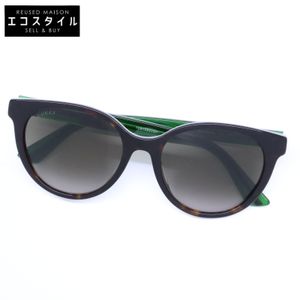 Gucci [Excellent Condition] GG0702SKN 003 Sherry Line Temple GG Round Shape 54□19-145 [Pre-owned]