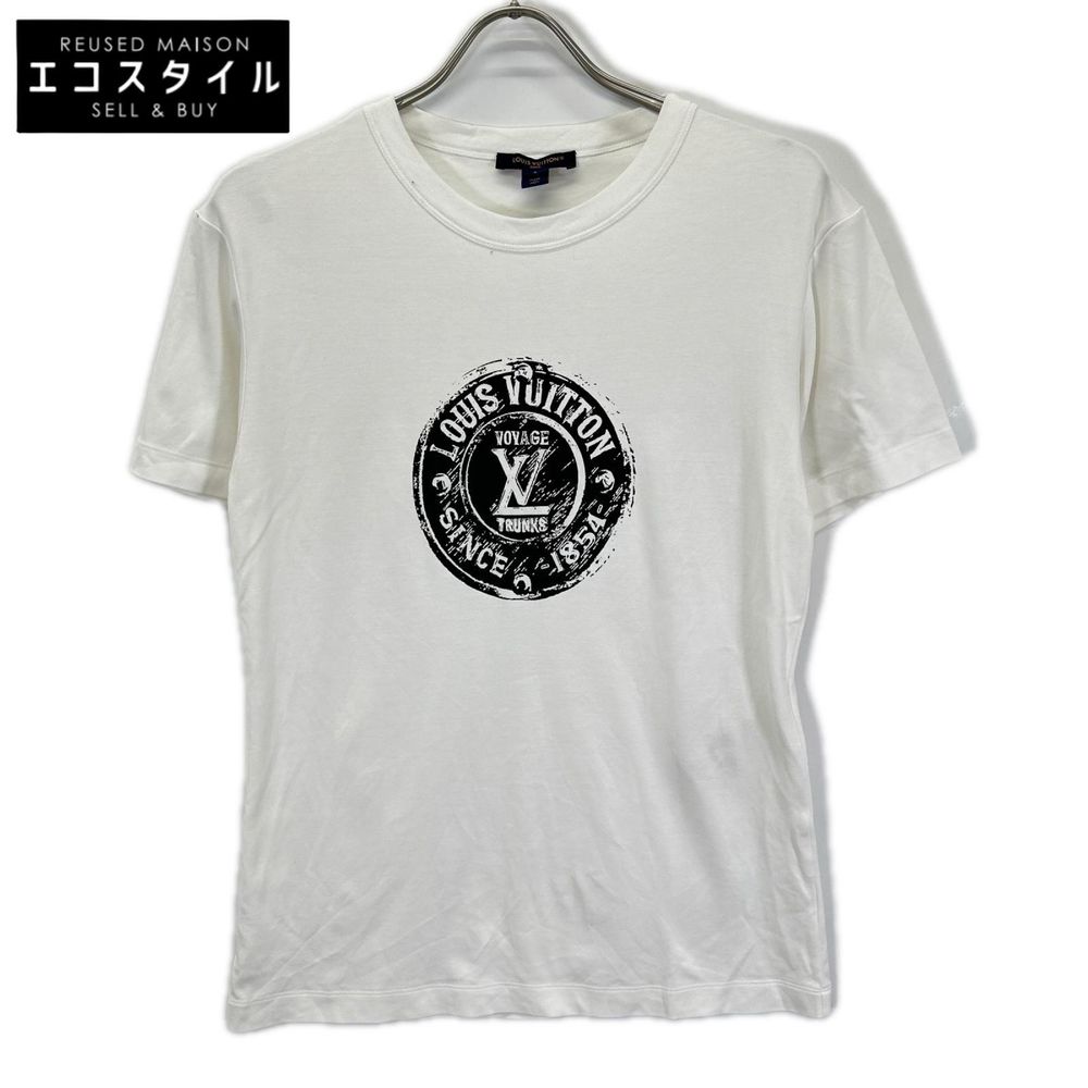 Louis Vuitton 2025 model RW252WW UNI FTTS07 White LV Stamp T-shirt Size S [Used]