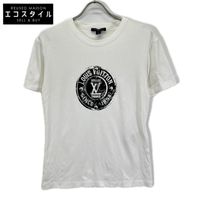 Louis Vuitton 2025 model RW252WW UNI FTTS07 White LV Stamp T-shirt Size S [Used]