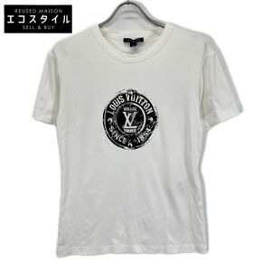 Louis Vuitton 2025 model RW252WW UNI FTTS07 White LV Stamp T-shirt Size S [Used]