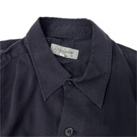 Yohji Yamamoto Pour Homme HZ-B97-222 Navy Short-Sleeved Shirt, Size 2 [Used]