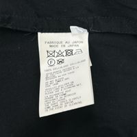 YOHJI YAMAMOTO PZ-B13-201 블랙 어레인지 칼라 반팔 셔츠 2 [중고]