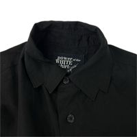 YOHJI YAMAMOTO PZ-B13-201 블랙 어레인지 칼라 반팔 셔츠 2 [중고]