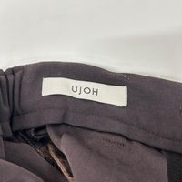 Ujoh 별주 Inverted 브라운 인버티드 턱 플레어 팬츠(기타) 【중고】