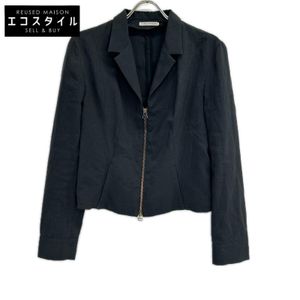 Akane Utsunomiya WAN-FJ41-2002 Black Zip Jacket Size 36 [Used]