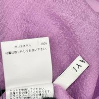 アナイ ﾊﾟｰﾌﾟﾙ ｽﾊﾟﾝｵｰｶﾞﾝｼﾞｰ ﾎﾞｳﾀｲ半袖ﾌﾞﾗｳｽ 38【中古】