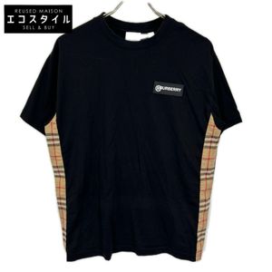 Burberry 8024545 Black Vintage Check Short-Sleeve T-Shirt XS [Used]