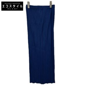PLEATS PLEASE ISSEY MIYAKE PP63-JG401 블루 롱 스커트 2 [중고]