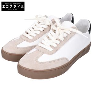 Klee CL24CDN04 白色 x 黑色皮革 DEANE 低筒運動鞋 23.5cm [二手]