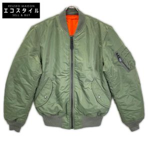 Avirex 783-5952035 Khaki Commercial Flight MA-1 Jacket, Size L [Used]