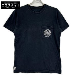Chrome Hearts黑色馬蹄印口袋短袖T卹，M碼 [二手]