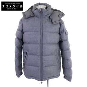 Moncler [Excellent Condition] MONTGENEVRE Wool Hooded Down Jacket, Size 3 [Used]