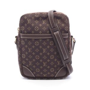 [중고] LOUIS VUITTON 숄더백 포쉐트 다뉴브 모노그램 미니 랑 에베느 M95228 에베느 캔버스 레더 다뉴브 여성용