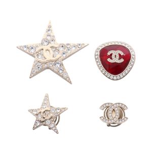 [Used] Chanel Coco Mark Screw Pin 4-Piece Set B22C AB7578 GP (Gold Plated) Hair Accessory Women's Used A