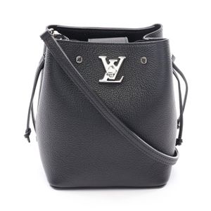 [중고] LOUIS VUITTON 숄더백 나노 락미 버킷 느와르 M68709 블랙 레더 나노 락미 버킷 여성용 Used A
