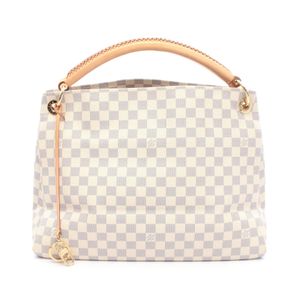 [중고] LOUIS VUITTON 숄더백 아츠이 MM 다미에 아주르 N41174 PVC 코팅 캔버스 레더 아츠이 MM 여성용 Used A