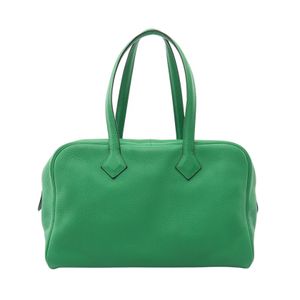 【Used】 Hermes 에르메스 손가방 Victoria II 35 Bamboo Green Ladies Used B