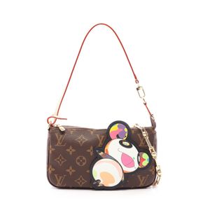 [중고] LOUIS VUITTON 핸드백 LV × TM 포쉐트 액세서리 모노그램 판다 무라카미 다카시 2WAY M13440 PVC 코팅 캔버스 레더 LV×TM 포쉐트 액세서리