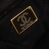 【二手】香奈兒 (Chanel) CHANEL 雙肩包,雙肩背包,Chanel 22 大號 AS3313 黑色皮革 CHANEL22 Matelassé 大號鏈條雙肩包(女款)