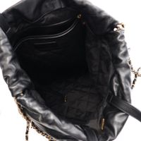 【二手】香奈兒 (Chanel) CHANEL 雙肩包,雙肩背包,Chanel 22 大號 AS3313 黑色皮革 CHANEL22 Matelassé 大號鏈條雙肩包(女款)