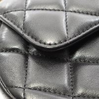 [Pre-owned] Chanel CHANEL Shoulder Bag Matelassé top Handle 2WAY AS4569 Black Lambskin (Sheepskin) Matelassé top Handle 2-way Chain Shoulder Bag