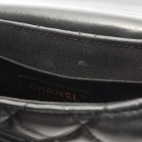 [Pre-owned] Chanel CHANEL Shoulder Bag Matelassé top Handle 2WAY AS4569 Black Lambskin (Sheepskin) Matelassé top Handle 2-way Chain Shoulder Bag