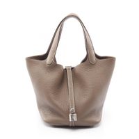 【二手】愛馬仕 HERMES 手提包 Picotin Lock MM Etoupe Etoupe 其他 Picotin Lock MM Etoupe 女士二手 A
