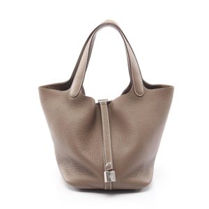 【二手】愛馬仕 HERMES 手提包 Picotin Lock MM Etoupe Etoupe 其他 Picotin Lock MM Etoupe 女士二手 A