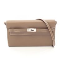 [Used] Hermes HERMES Shoulder Bag Kelly Long To Go Out Sellier Etoupe Etoupe Other Kelly Long To Go Out Etoupe Women's