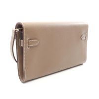 [Used] Hermes HERMES Shoulder Bag Kelly Long To Go Out Sellier Etoupe Etoupe Other Kelly Long To Go Out Etoupe Women's