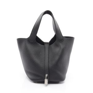 【二手】愛馬仕 HERMES 手提包 Picotin Lock PM 黑色 其他 Picotin Lock PM 黑色 女士 全新未使用