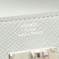 [Used] Hermes HERMES Shoulder Bag Kelly Long To Go Out, External Stitching, Gris Panthin, Other, Kelly Long To Go Out, Gris Panthin, Women's