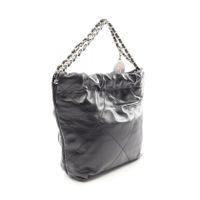 [Used] Chanel CHANEL Shoulder Bag CHANEL 22 Mini 2WAY AS3980 Black Leather CHANEL22 Matelassé Mini Chain Shoulder Women's Used A