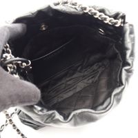 [Used] Chanel CHANEL Shoulder Bag CHANEL 22 Mini 2WAY AS3980 Black Leather CHANEL22 Matelassé Mini Chain Shoulder Women's Used A