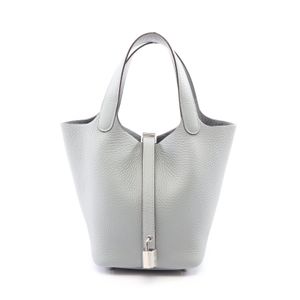 【二手】愛馬仕 HERMES 手提包 Picotin Lock PM Gris Pantin Gris Pantin 其他 Picotin Lock PM Gris Pantin 女士 全新未使用
