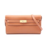 【二手】愛馬仕 HERMES 單肩背包 Kelly To Go 金色 其他 Kelly Long To Go 金色 女士 全新未使用