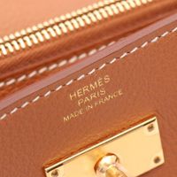 【二手】愛馬仕 HERMES 單肩背包 Kelly To Go 金色 其他 Kelly Long To Go 金色 女士 全新未使用