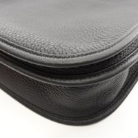 【二手】愛馬仕 HERMES Evelyne 3 Trois PM 黑色肩背包 其他 Evelyne 3PM 黑色 女士二手 A