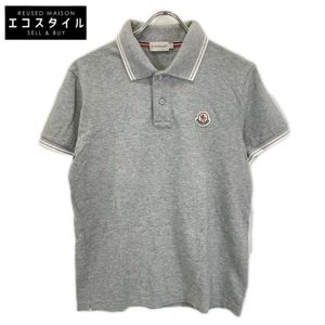 Moncler 灰 Maglia Polo Manica Corta 短袖 Polo 衫，S 碼 [二手]
