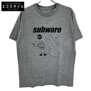 Subwear Gray TO TOYS Print T-Shirt L [Used]