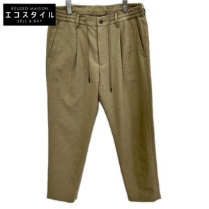 Awool AMFP262028 Beige EVALET Imitation Linen Pants M [Used]