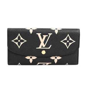 [Used] Louis Vuitton LOUIS VUITTON Long Wallet Portefeuille Emilie M83138 Black