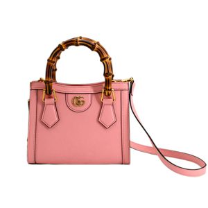 [Used] Gucci Diana Mini Tote Handbag 655661 Calf Pink