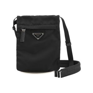 [Used] Prada PRADA Shoulder Bag Long Shoulder Bag 2VH059 Tessuto Black