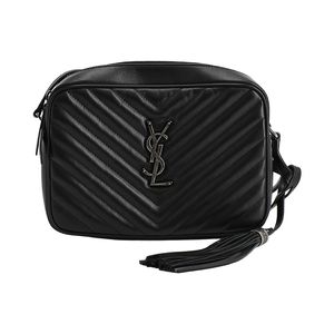 [Used] Saint Laurent SAINT LAURENT Shoulder Bag, Lou Camera Bag 612544, Calfskin, Black